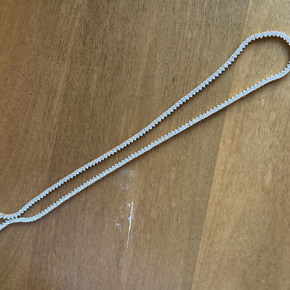 Anthropologie tennis necklace